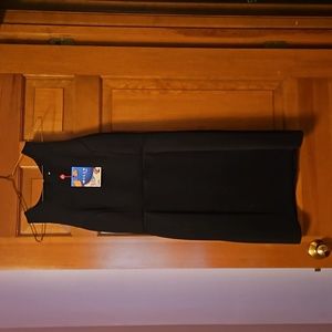 Milly black scuba cocktail dress